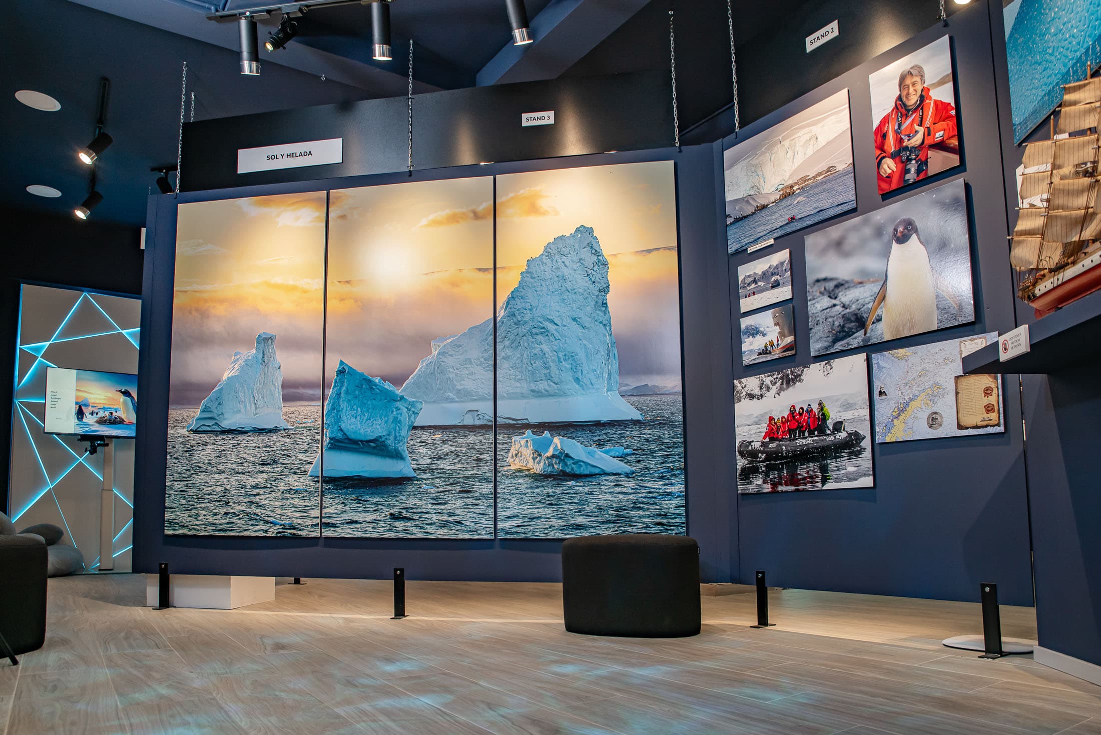 Foto-museu interactiu de l’Antàrtida amb realitat virtual