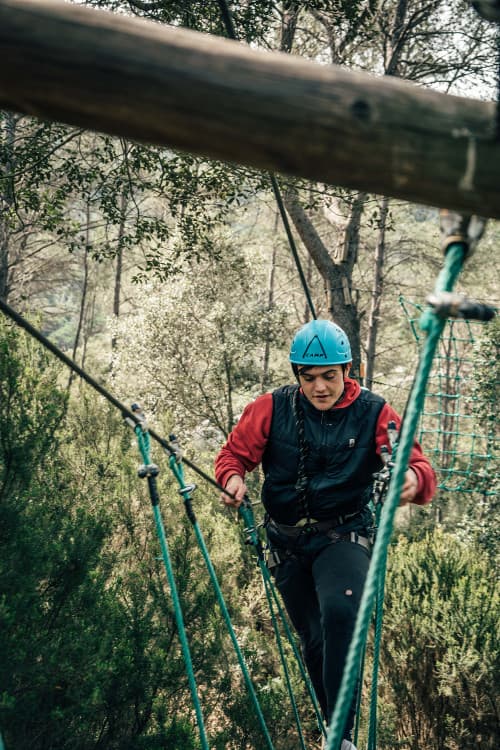 Aventura entre els Arbres: Desafia la Gravetat amb Total Seguretat 2